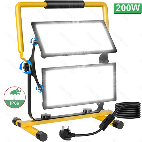 200w led work flood tripod - work,