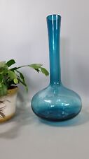Vintage 90s Style Blue Glass