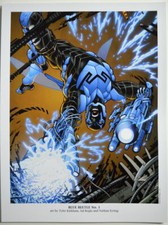 DC New 52 BLUE BEETLE #1 Cover Print Artist Tyler Kirkham, Sal Regla & Eyring