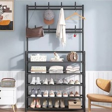 New Coat and Hat Stand 8 Hooks