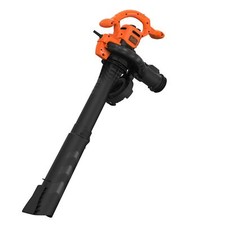 BLACK+DECKER 2600W Corded 3-In-1 Leaf Blower Vacuum BEBLV260Q-GB