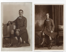 Two Military Postcard WW1