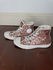 Converse All Star Sequin Multicoloured Trainer Uk Size 4