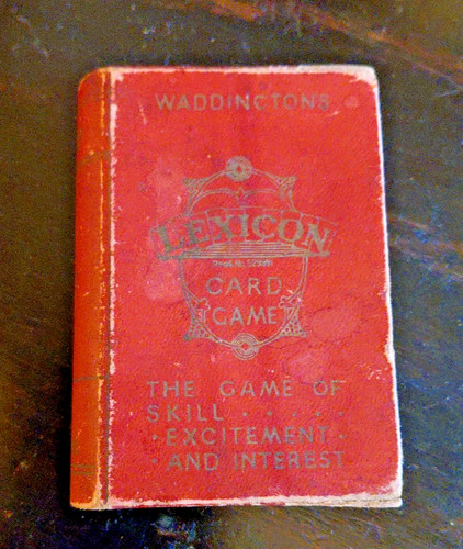 Vintage 1930s lexicon card - vintage,