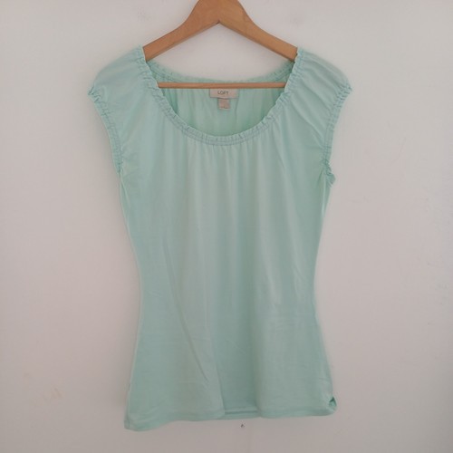 Mint aqua sleeveless vest - vest, top