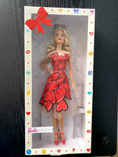 Mattel Barbie Signature 60th Anniversary Valentine Red Heart Dress Doll