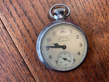 Vintage H Samuel Defiance Pocket Watch Made In Britian Not Winding