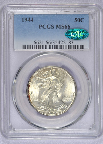 1944 walking liberty half - walking,