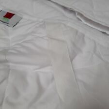 PAD STYLE HOTEL LUXURY QUILTED MICROFIBRE MATTRESS TOPPER PROTECTORS WITH STRAPS
