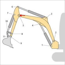 Pin (Position 5) for JCB 801.4