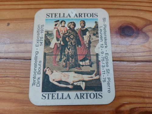 Stella artois beer mat - stella,