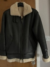 Absolutley Beautiful Leather and sheepskin Flying Jacket.BNNT
