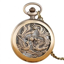 Antique dragon quartz - dragon, pocket