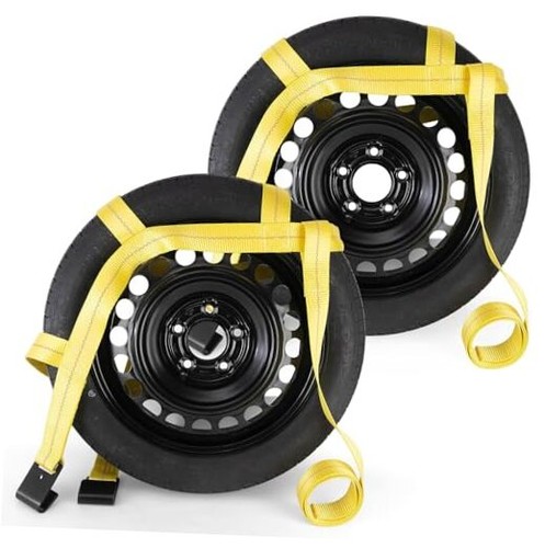 Car dolly wheel - car, straps
