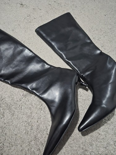 Pvc knee high boots - knee,