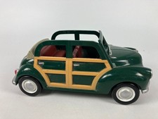 Sylvanian Families Vintage Green Woody Morris Minor Family Car Toy