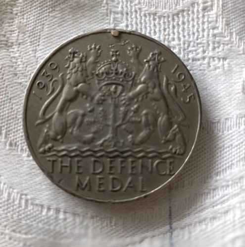 Original wwii defence medal - original,