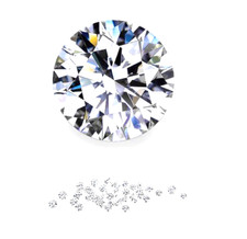 Natural white diamond - natural, loose