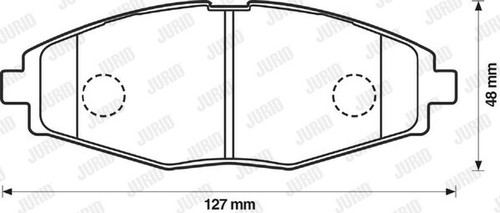 New brake pad - pad,
