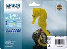 GENUINE Epson T0487 6 Colours Ink Cartridges Multipack *SELECT YOUR MODEL*