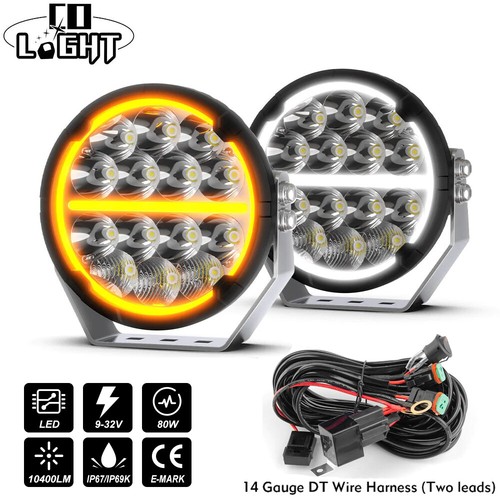 Pair 7inch led driving - driving, lights