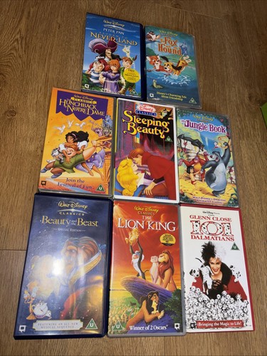 Vhs walt disney classics - x8,