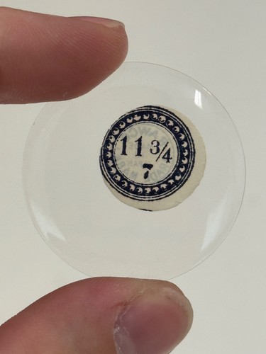 Antique pocket watch glass - antique,