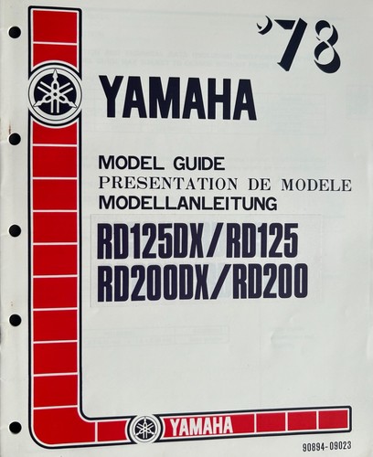 Yamaha rd125 rd125dx rd200 - yamaha, /