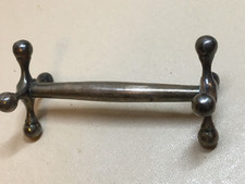 Vintage knife rest white metal fork pen dinner antique curiosity tableware