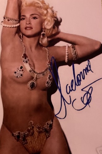 Madonna signed photograph - signed,