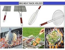 BBQ Grill Long WOOD Handle