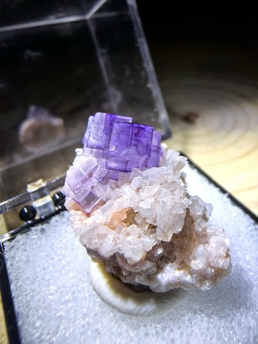 Stunning purple cubic fluorite - stunning,