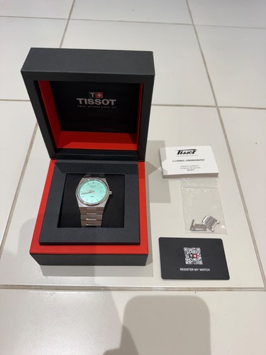 Tissot prx mint green watch - prx,