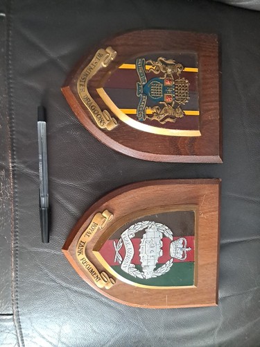 Military plaques very old - military,