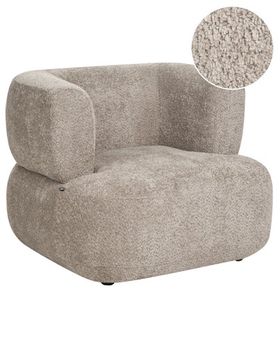 Armchair lohja chenille taupe - armchair,