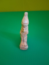 EGYPTIAN SMALL SEATED HORUS STATUE CREAM COLOUR