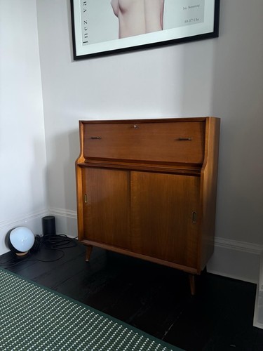 Vintage antique 1950s bureau - vintage,
