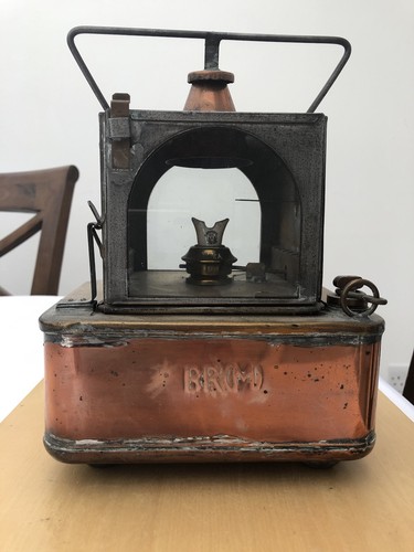 Vintage railway lamp - br(m),