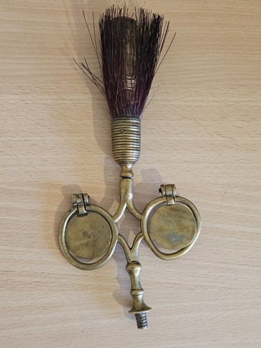 Victorian horse brass - brass, double