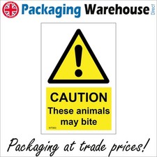 SIGN Caution These Animals May