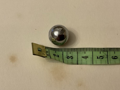 Silver metal ball finial for - finial.,