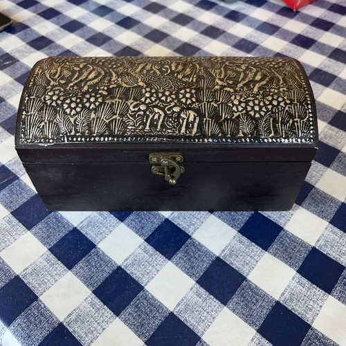 Indian silver metal embossed - ,