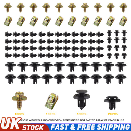 100pcs car trim clips - car,