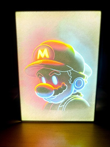 Mario neon look led - look,