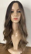 Womens Wig Long Brown Ombré