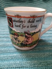 Saturday's Child Birthday Mug