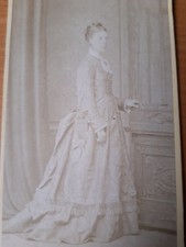 CDV Woman Bustle Dress