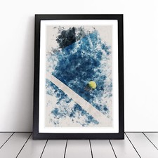 The Tennis Court Framed Canvas