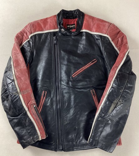 Vintage segura leather biker - segura,