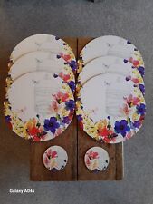 Denby Floral Placemats x 6 &